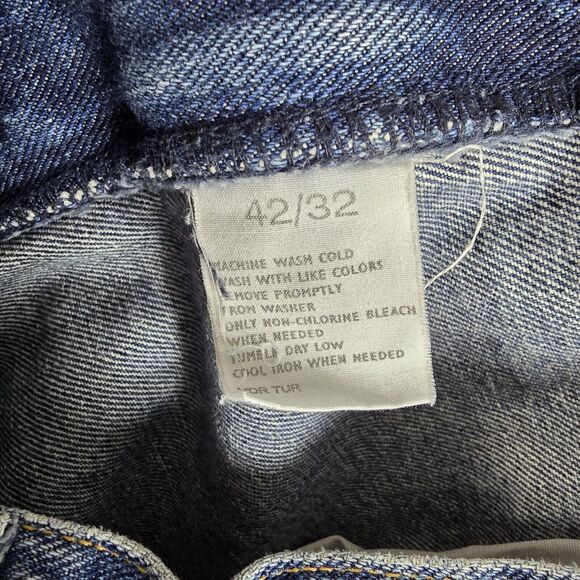 Vintage Nautica Mens Baggy Carpenters Jeans 42x29 Skater Hip Hop Y2K Grunge - Picture 14 of 16